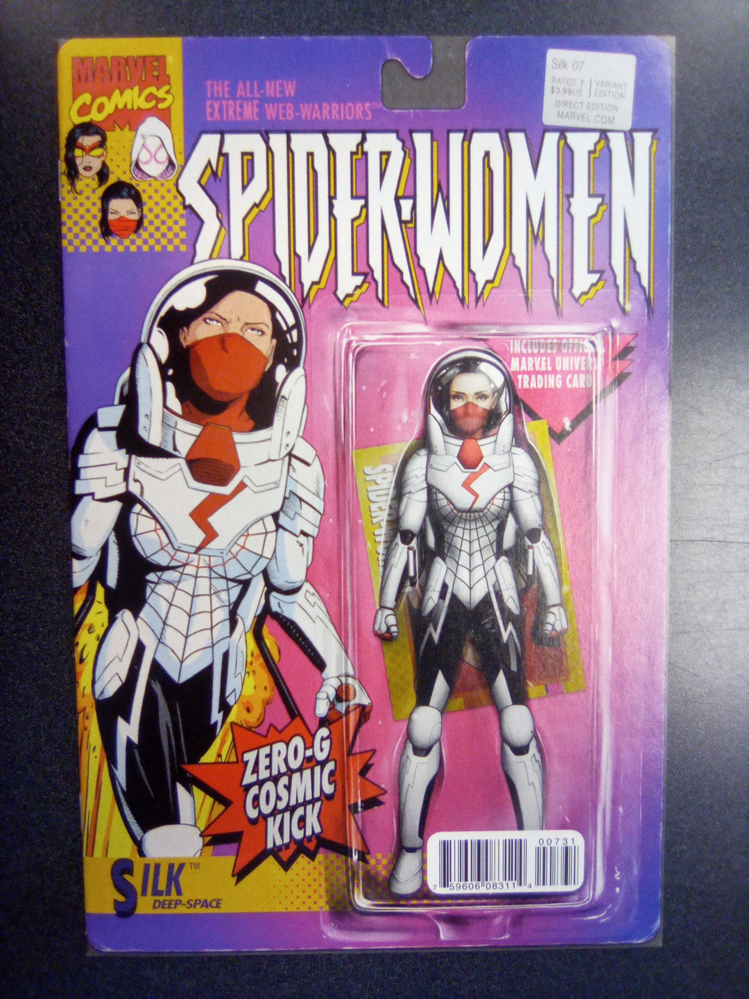 Silk #7 (2016) John Tyler Christopher Action Figure Variant NM