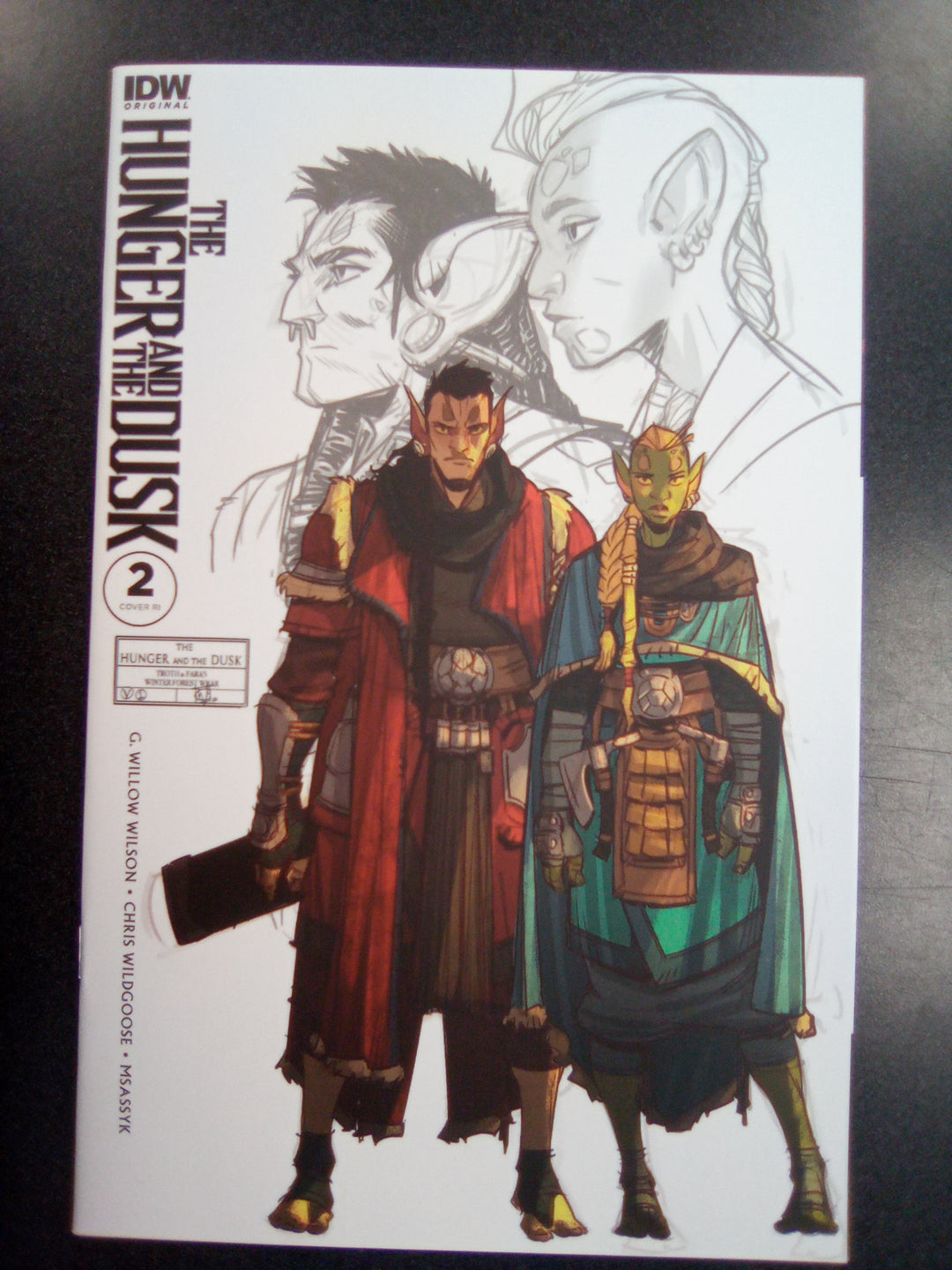 The Hunger And The Dusk #2 Variant Ri (10) (Wildgoose Character Sketch)