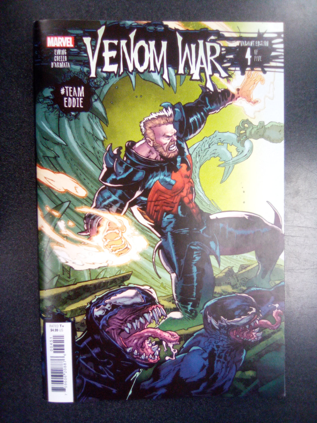 Venom War #4 (Of 5) Andrei Bressan Team Eddie Variant