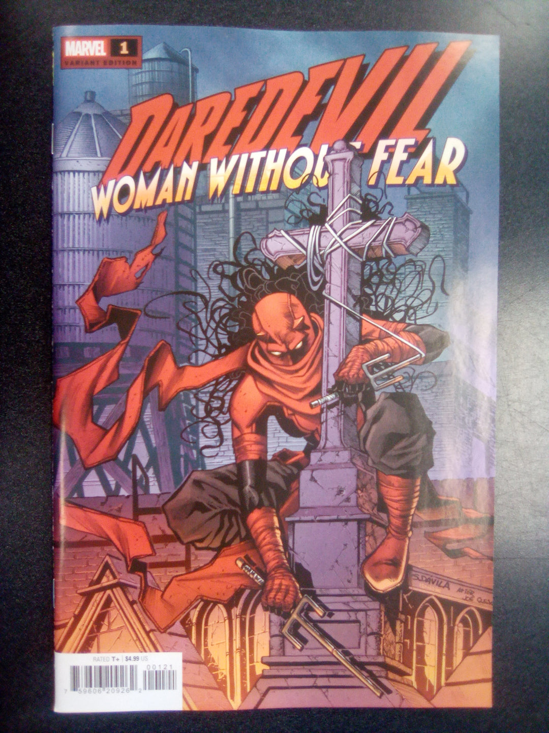 Daredevil: Woman Without Fear #1 Sergio Davila Homage Variant