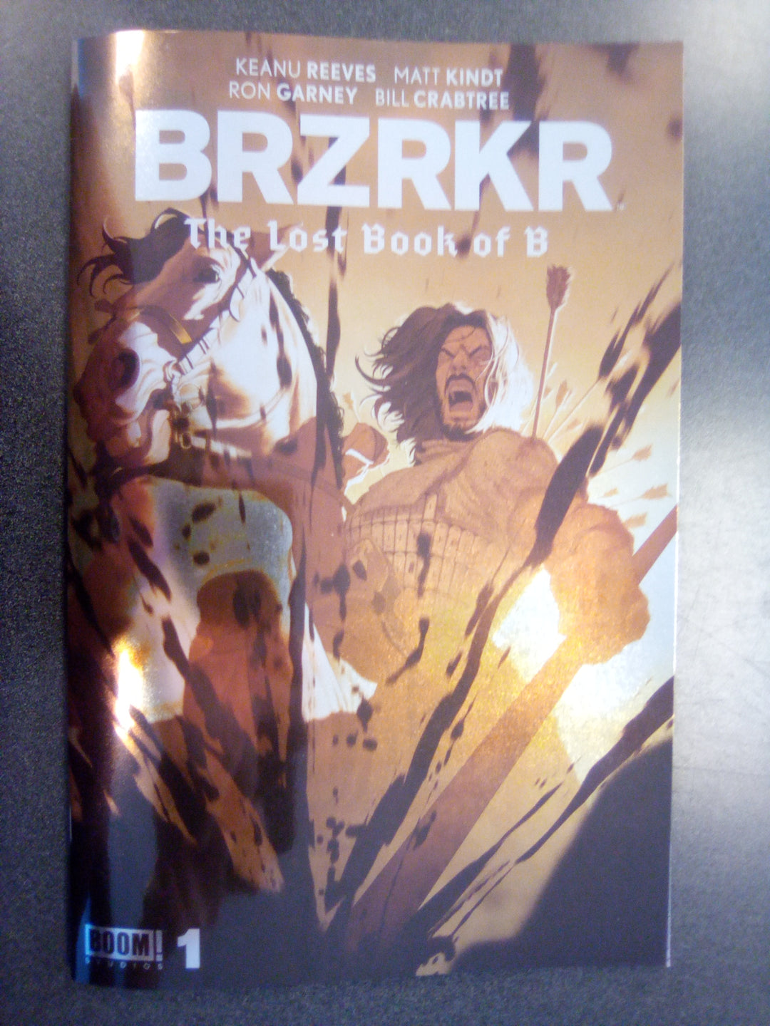 BRZRKR The Lost Book Of B #1 Cover D Foil Variant De Lulis