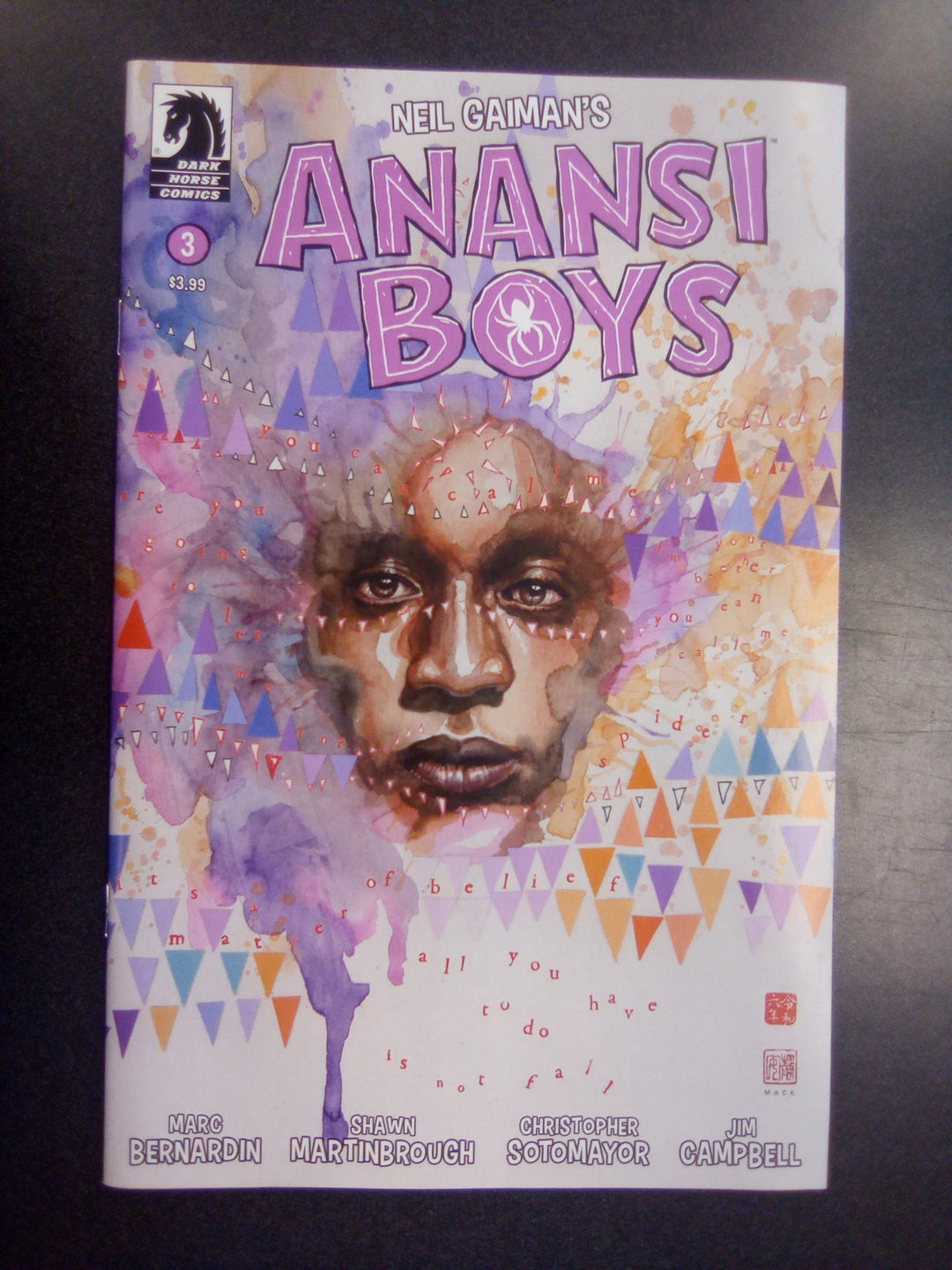 Anansi Boys I #3 Cover A Mack