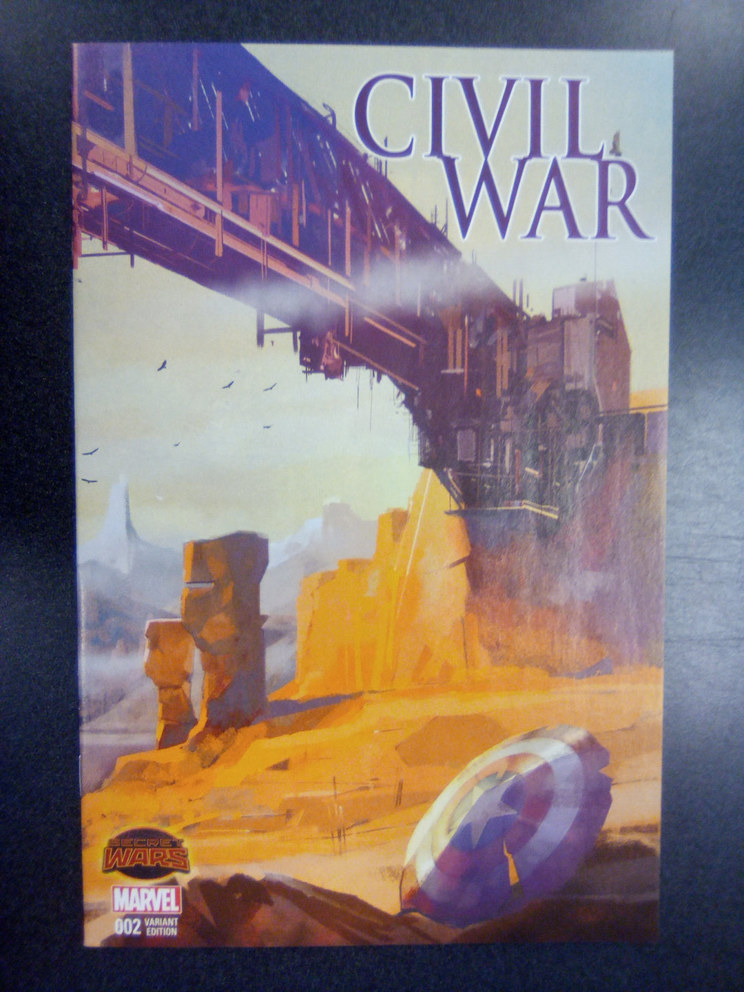 Secret Wars Civil War #2 (2015) 1:10 Alex Maleev Landscape Wraparound Variant