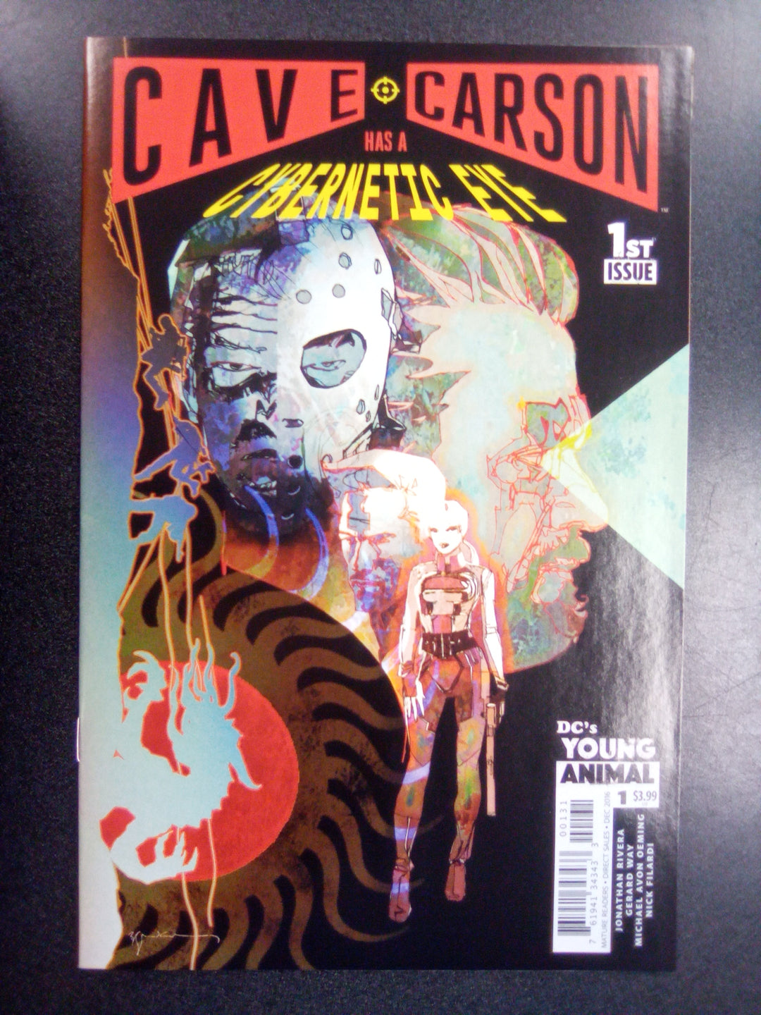 Cave Carson Has A Cybernetic Eye #1 Bill Sienkiewicz Variant