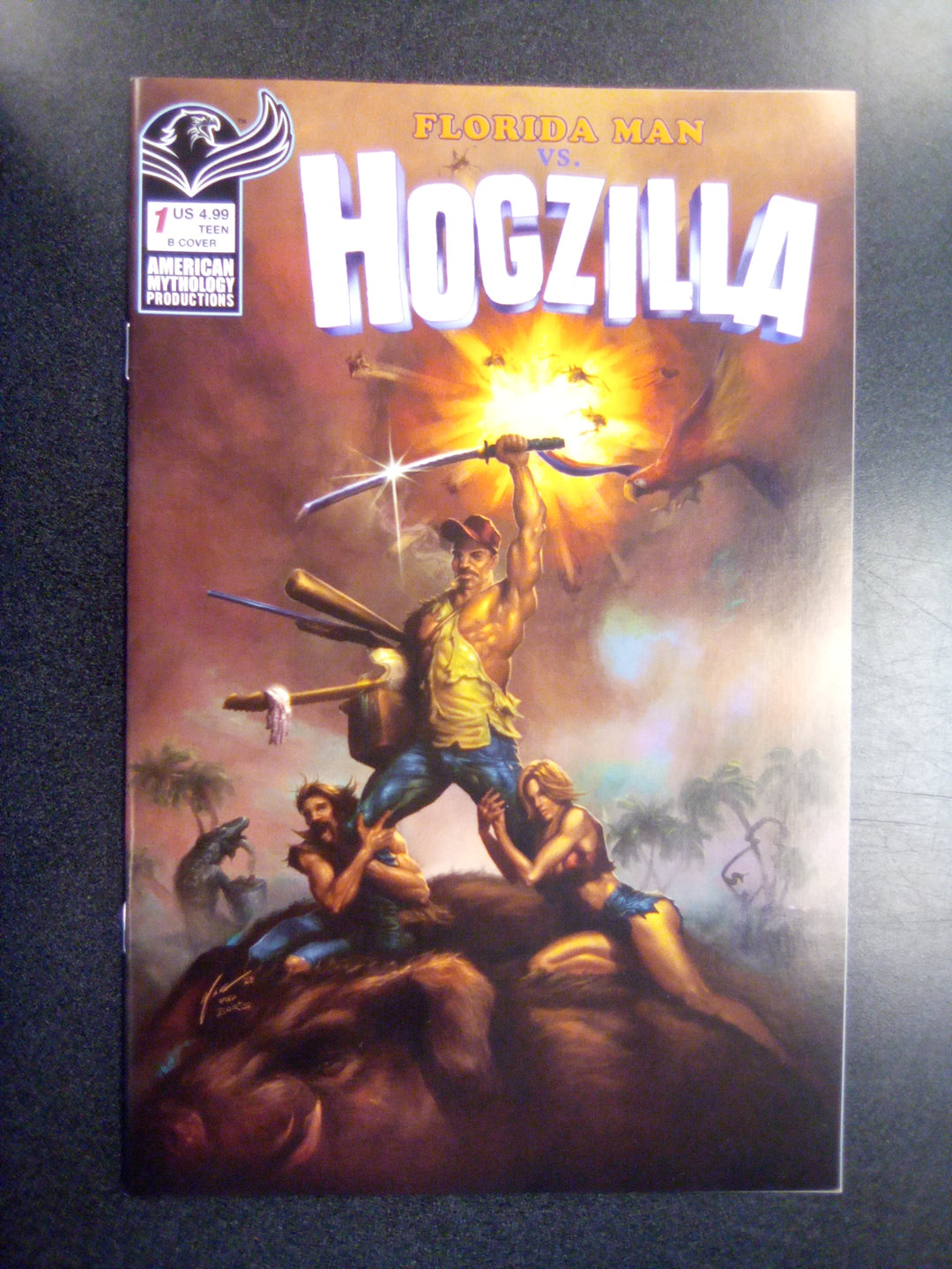 Florida Man vs Hogzilla #1 Cover B Homage Rogue