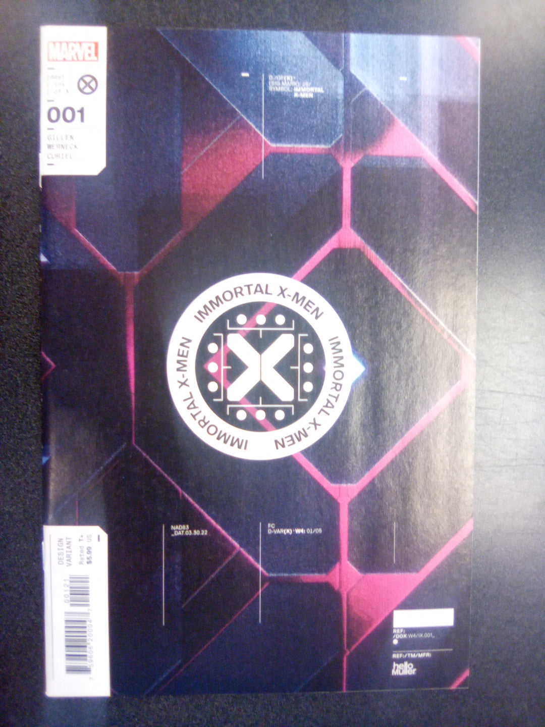 Immortal X-Men #1 Muller Design Variant