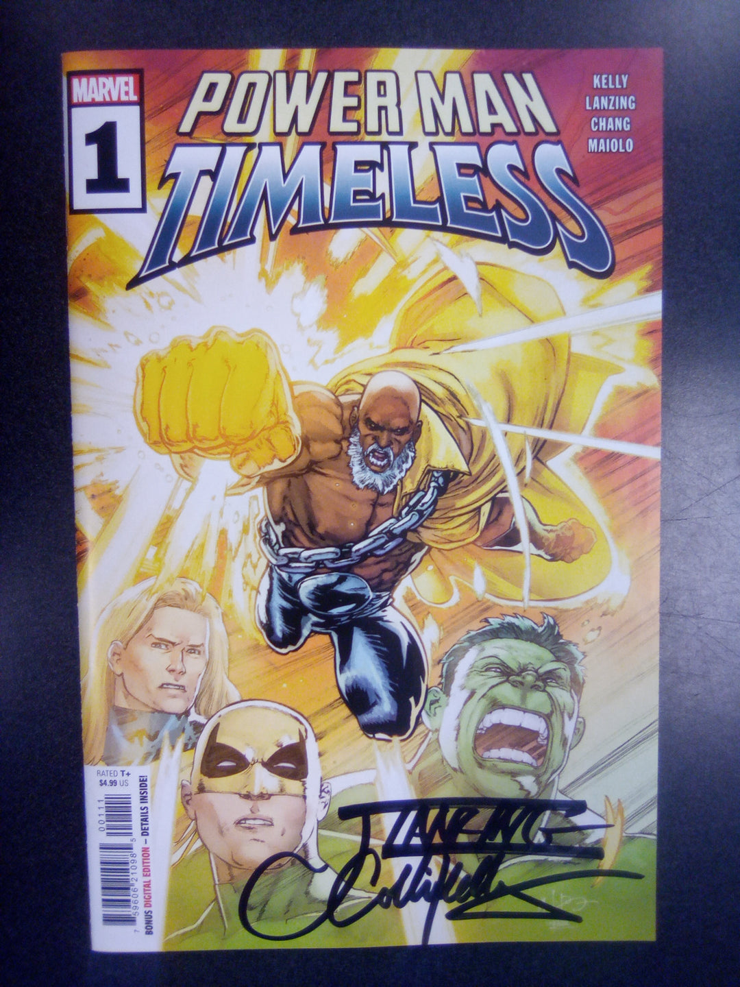 Power Man Timeless #1 (2025) Signed by Jackson Lanzing & Collin Kelly
