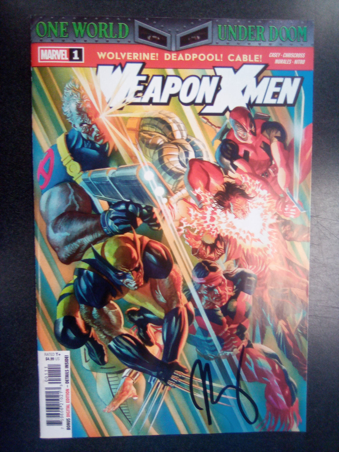 Weapon X-Men #1 (2025) Signed by Joe Casey