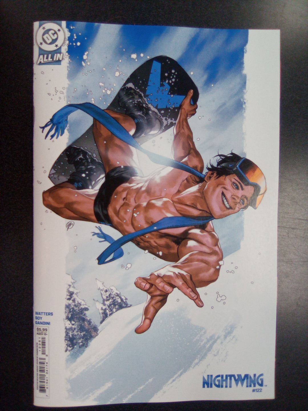 Nightwing #122 Cover D Yasmine Putri Sweater Weather Card Stock Variant