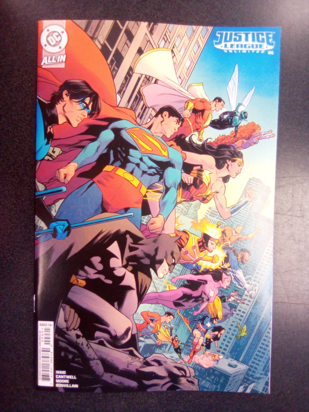 Justice League Unlimited #6 Cover F 1 in 50 Travis G Moore Card Stock Variant (We Are Yesterday)