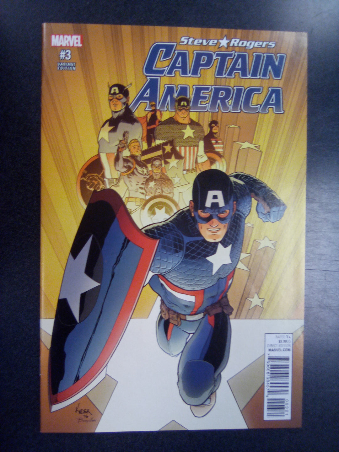 Captain America Steve Rogers #3 (2016) 1:25 Aaron Kuder Variant