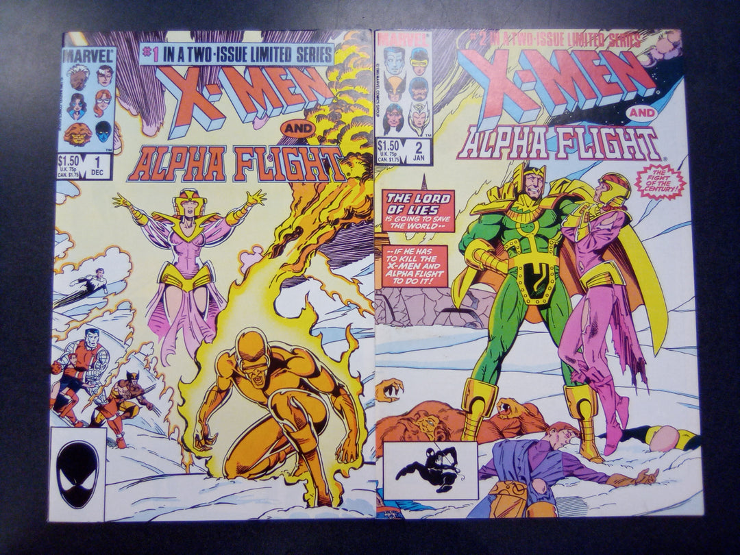X-Men and Alpha Flight (1985) #1 - 2 Set VF/NM