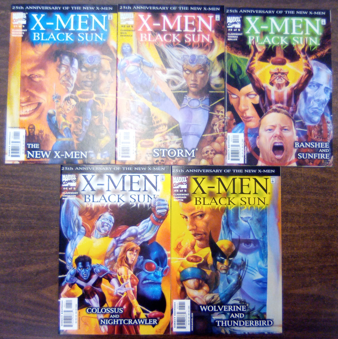 X-Men Black Sun (2000) #1 - 5 Set NM