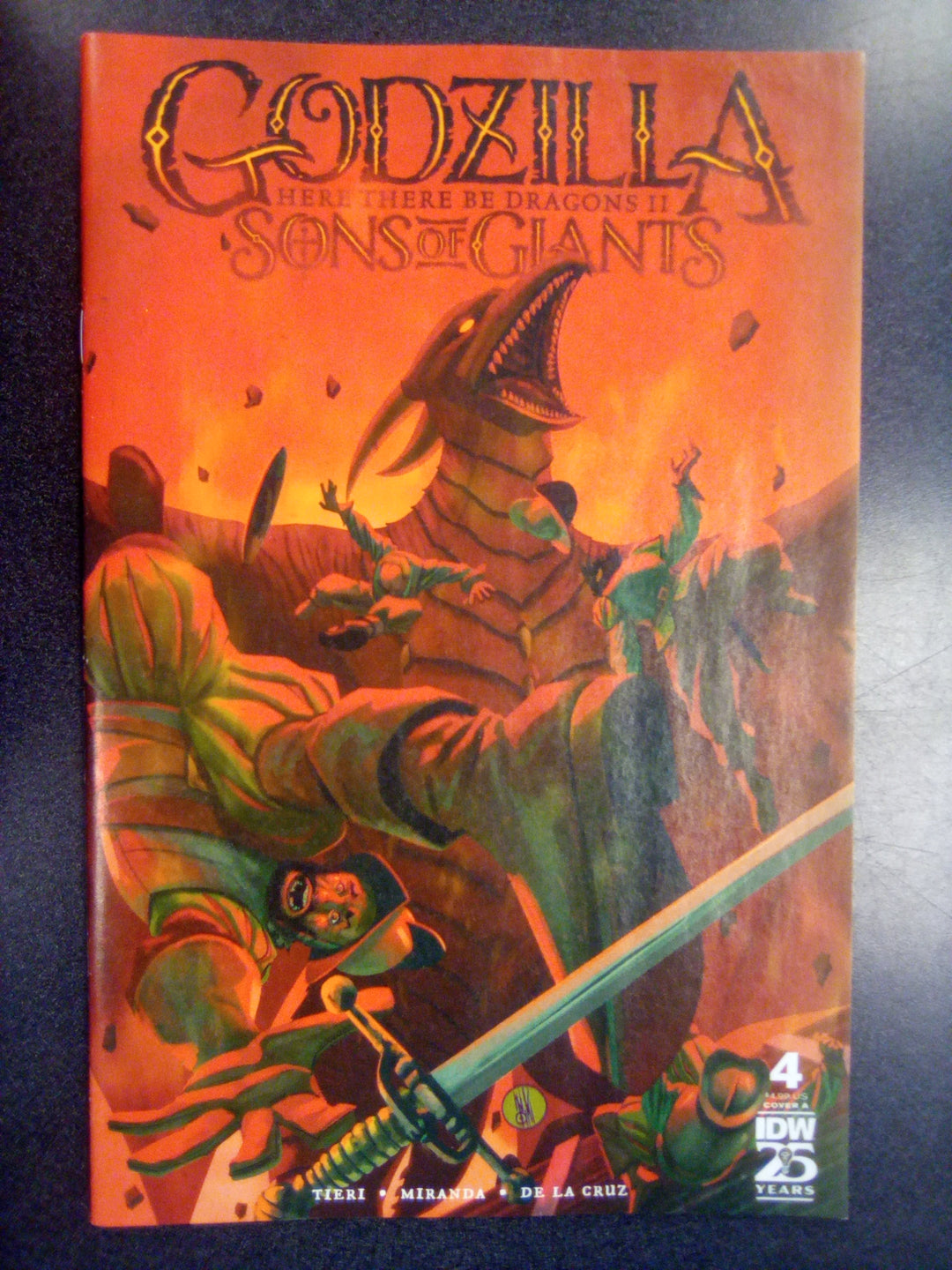 Godzilla Here There Be Dragons II—Sons Of Giants #4 Cover A (Miranda)