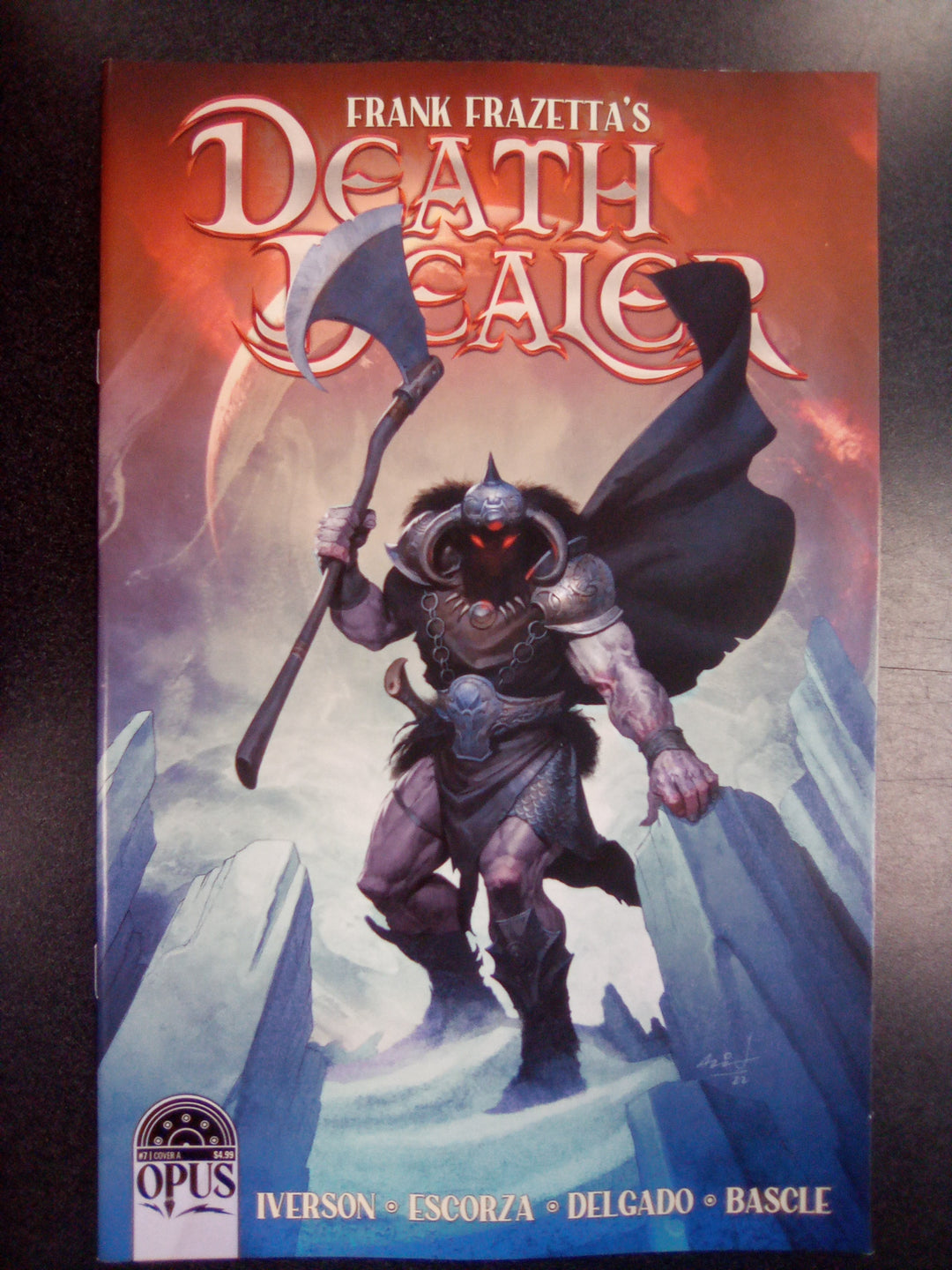 Frank Frazetta Death Dealer #7 Cover A Ariel Olivetti