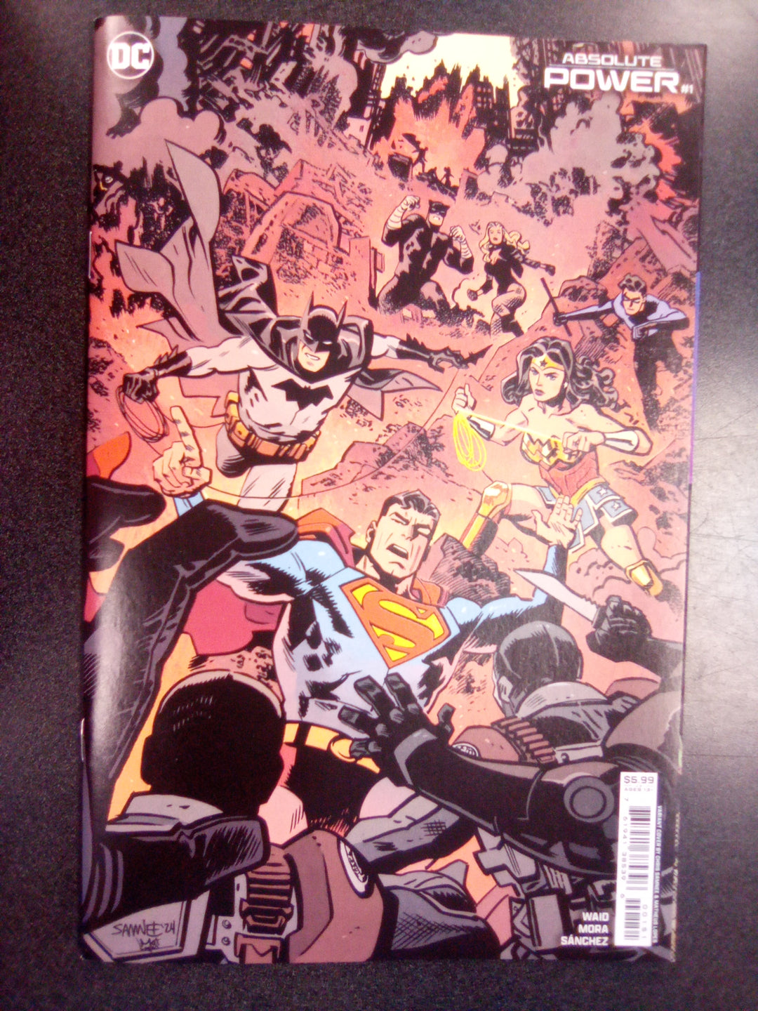 Absolute Power #1 (Of 4) Cover E Chris Samnee Card Stock Variant