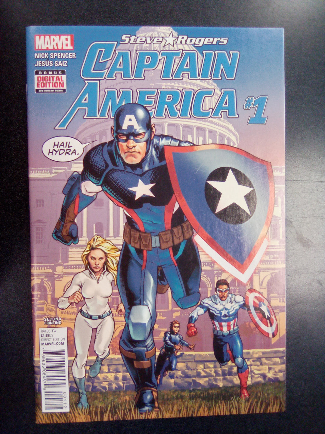 Captain America Steve Rogers #1 (2016) Second Print Variant
