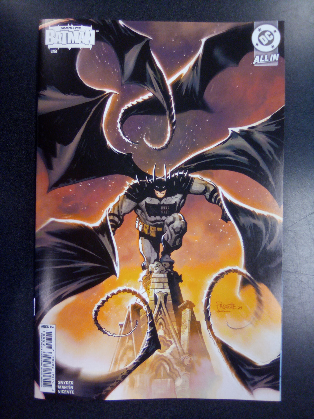 Absolute Batman #8 Cover E 1 in 50 Yanick Paquette Card Stock Variant