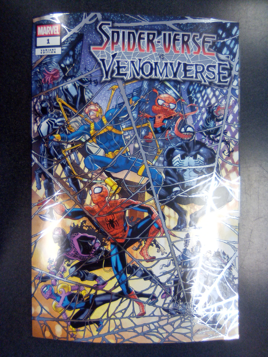 Spider-Verse vs. Venomverse #1 Javier Garron Foil Variant
