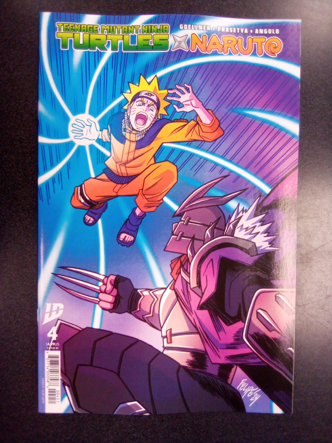 Teenage Mutant Ninja Turtles X Naruto #4 Variant Ri (25) (Smith)