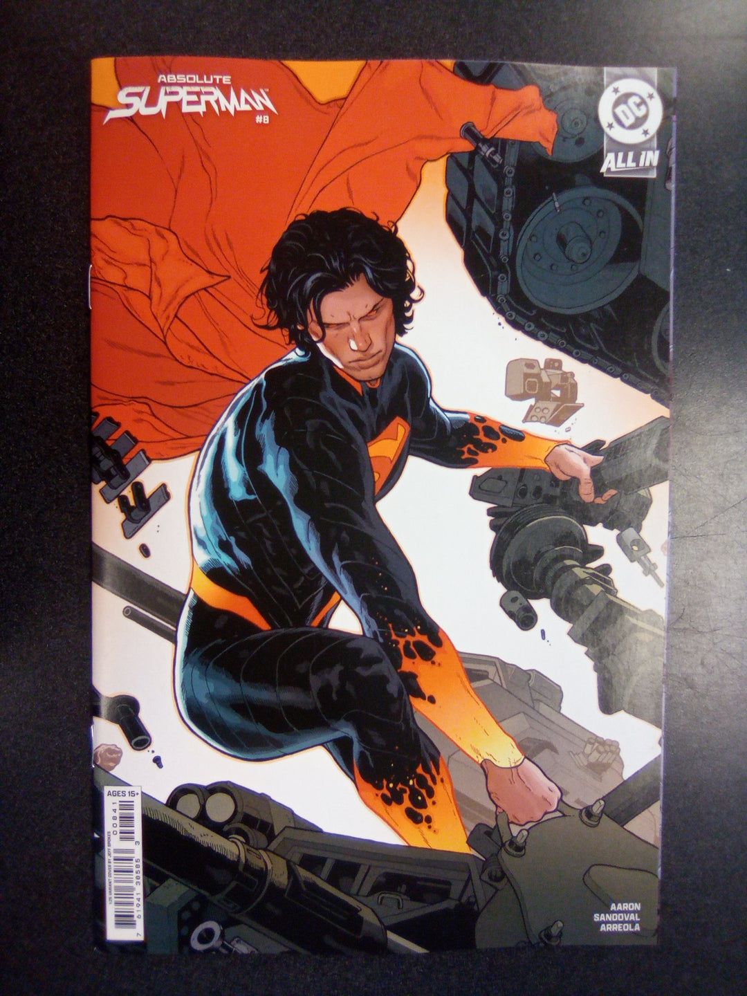 Absolute Superman #8 Cover D 1 in 25 Jeff Spokes Card Stock Variant