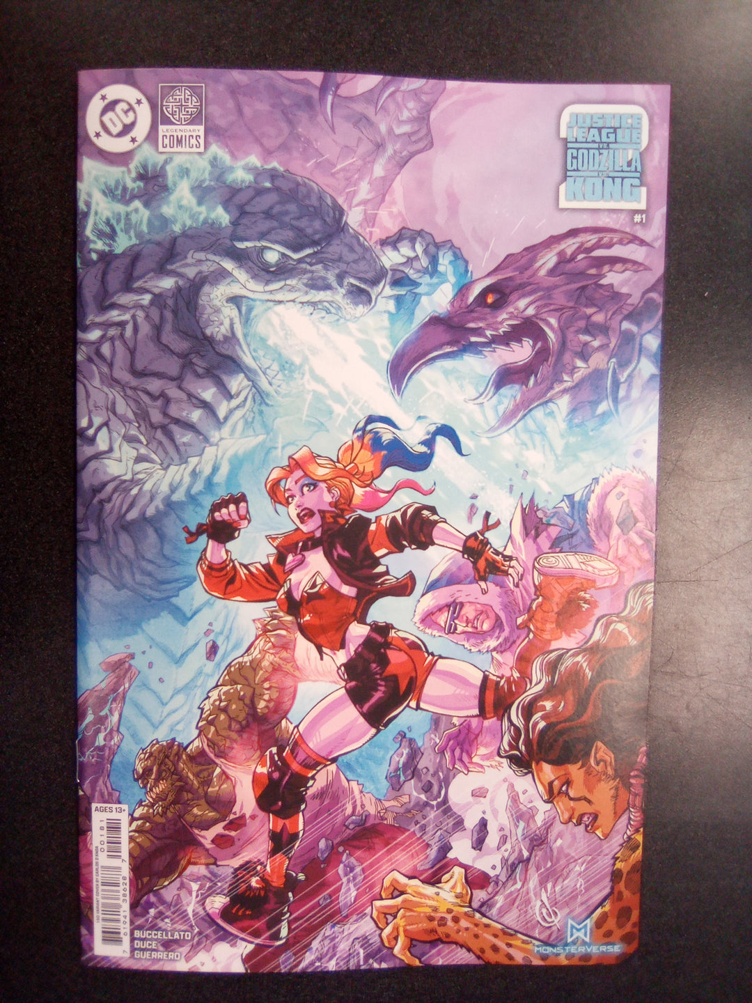 Justice League vs Godzilla vs Kong 2 #1 (Of 7) Cover H 1 in 50 Carlos Danda Card Stock Variant