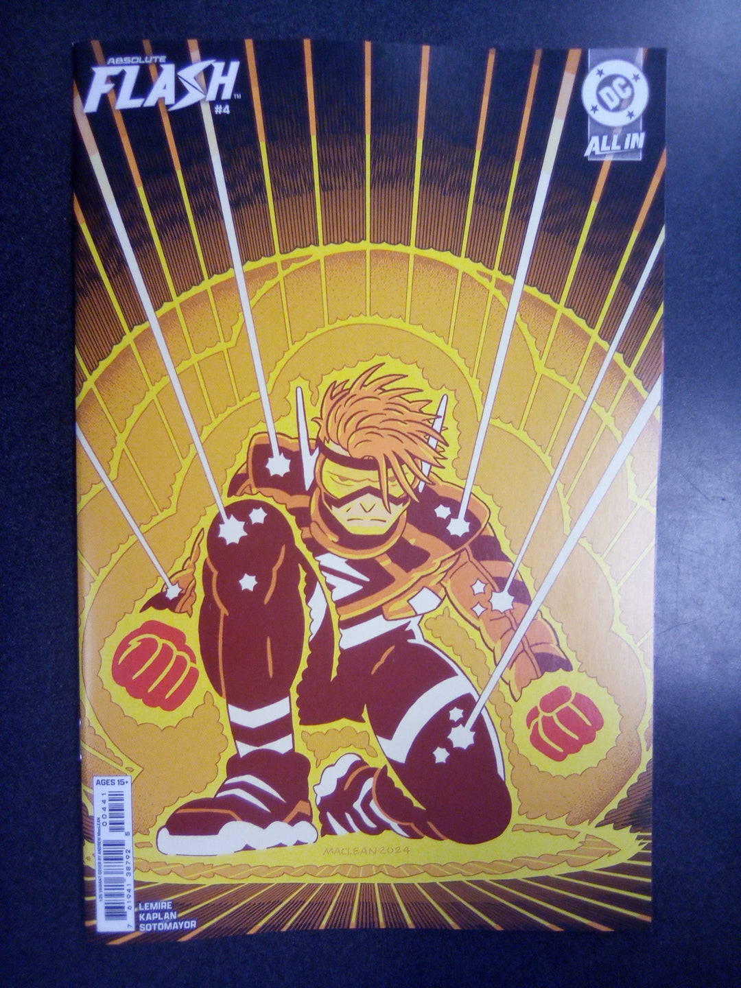 Absolute Flash #4 Cover D 1 in 25 Andrew Maclean Card Stock Variant