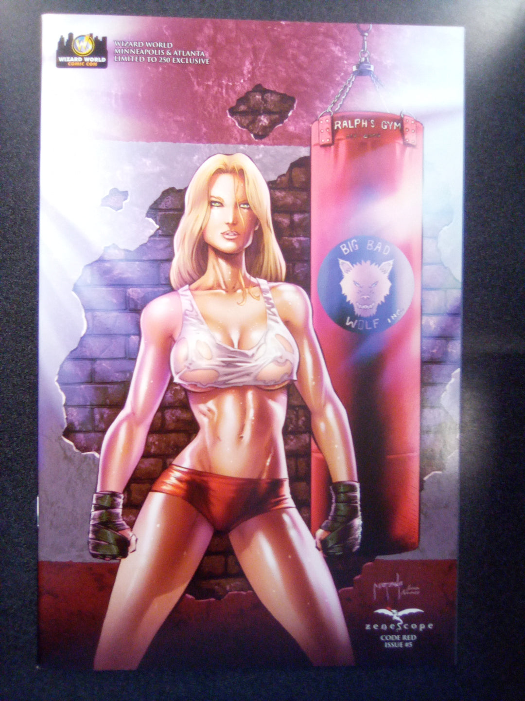 Grimm Fairy Tales Code Red #5 Jason Metcalf Wizard World Variant Limited to 250 copies