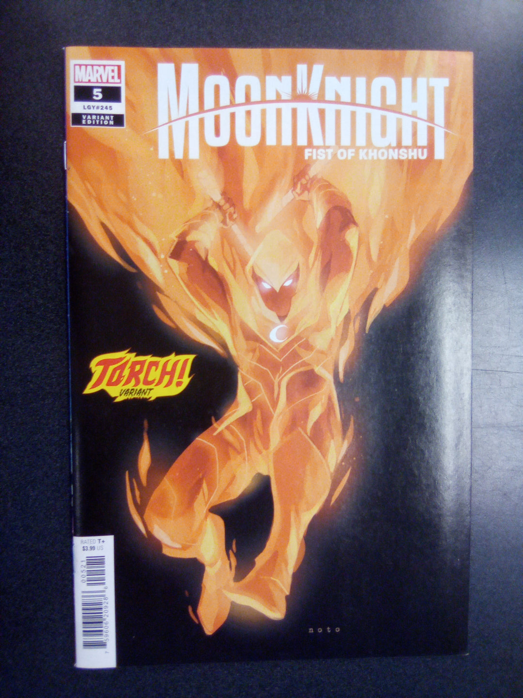 Moon Knight: Fist Of Khonshu #5 Phil Noto Torch! Variant