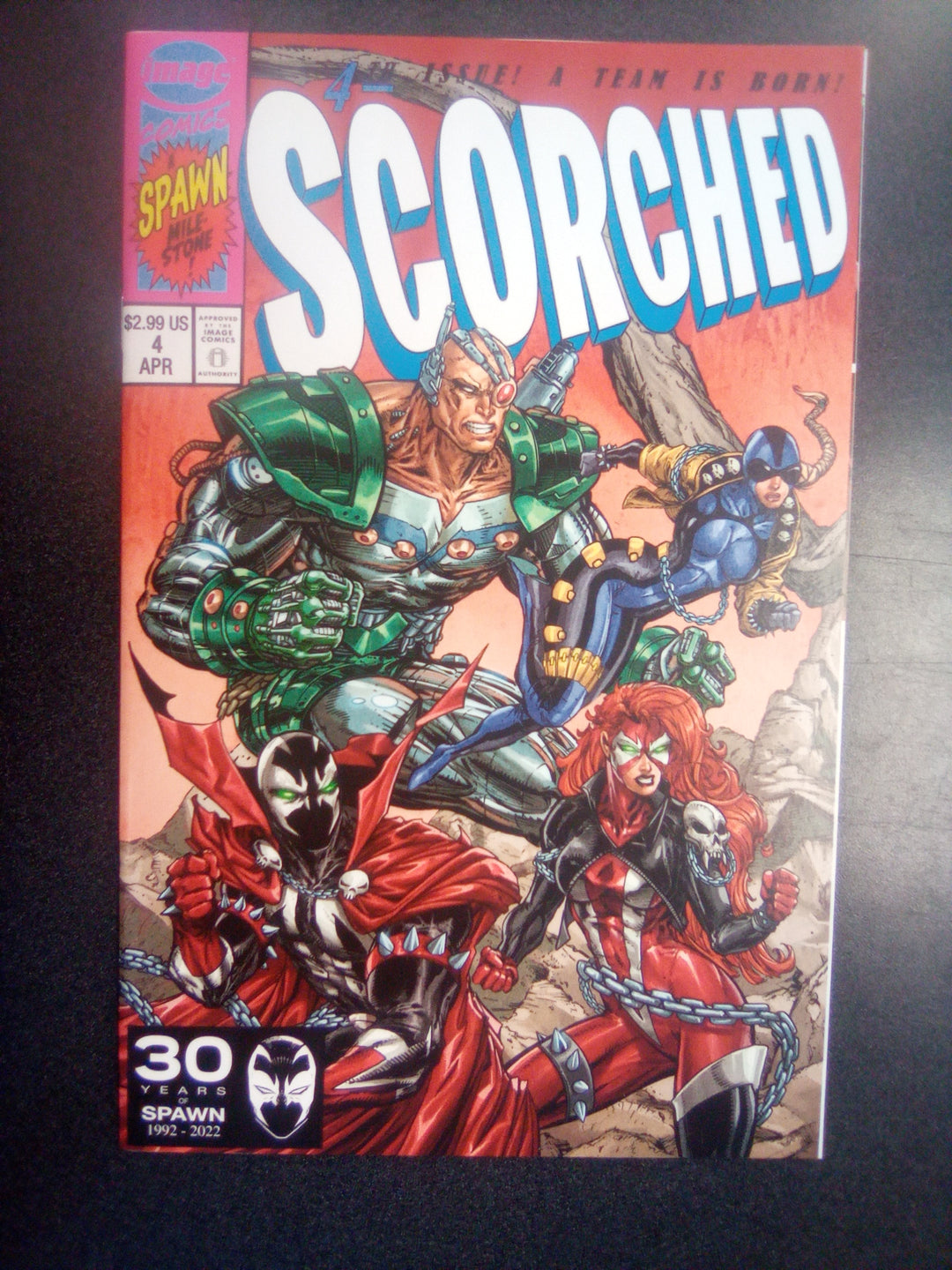 Spawn Scorched #4 (2022) Cover B Todd McFarlane