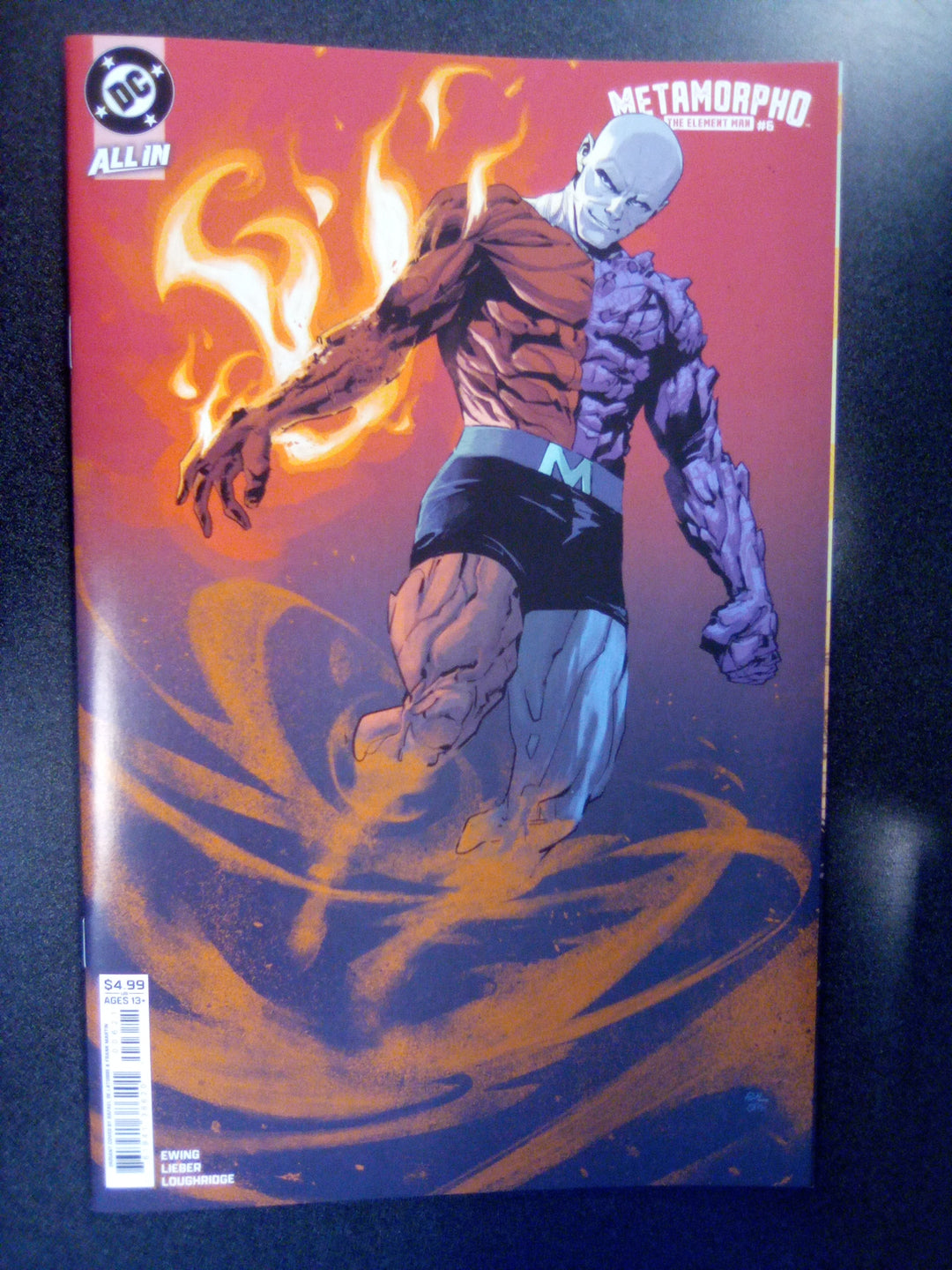 Metamorpho The Element Man #6 Cover B Rafael De Latorre Card Stock Variant