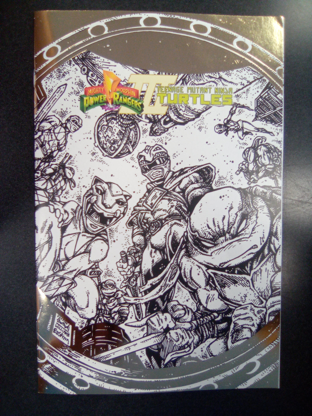 Mighty Morphin Power Rangers Teenage Mutant Ninja Turtles III #1 Foil Ashcan