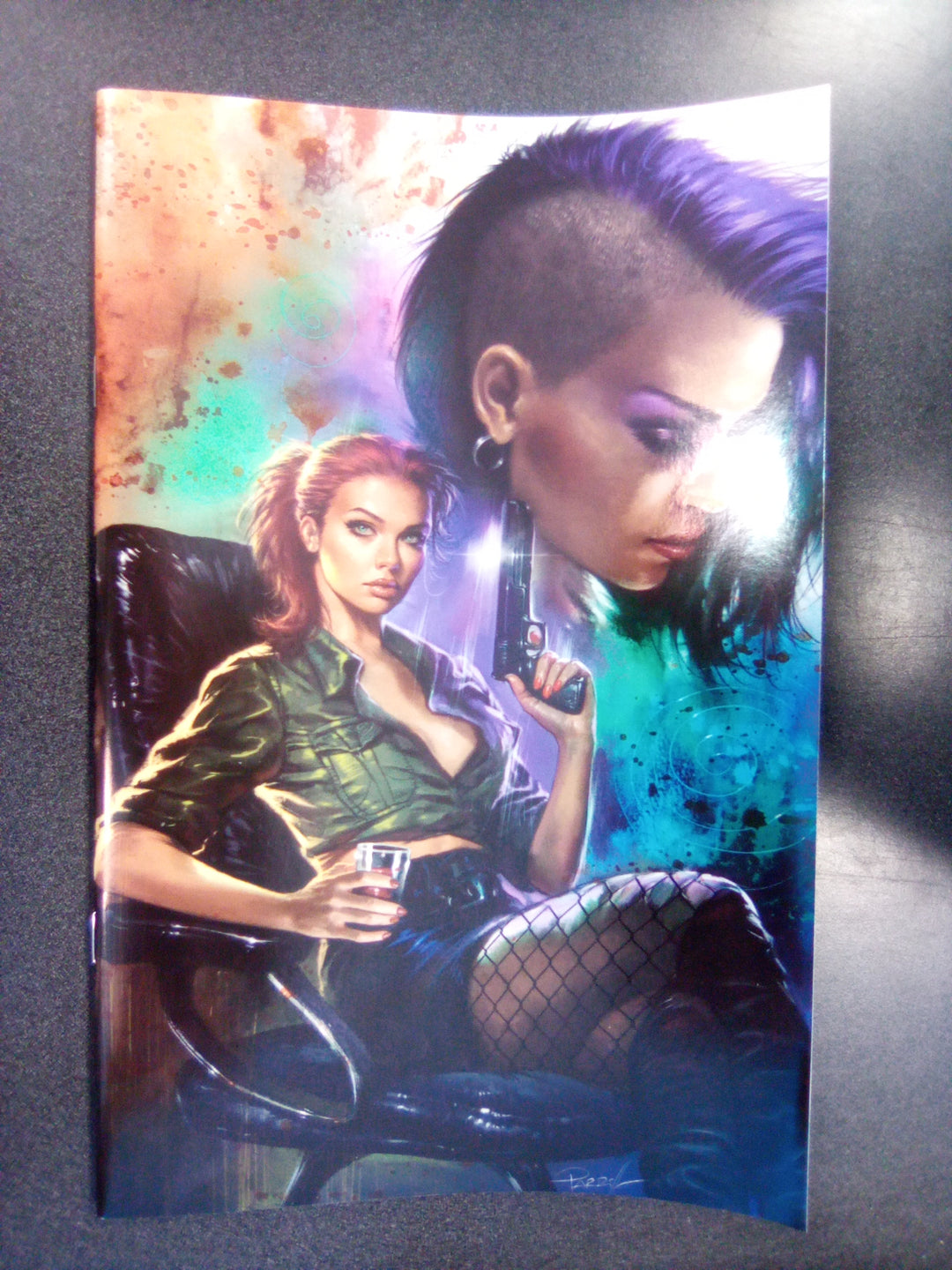 Heat Seeker Exposed A Gun Honey Series #1 Cover G Lucio Parillo Foil Variant