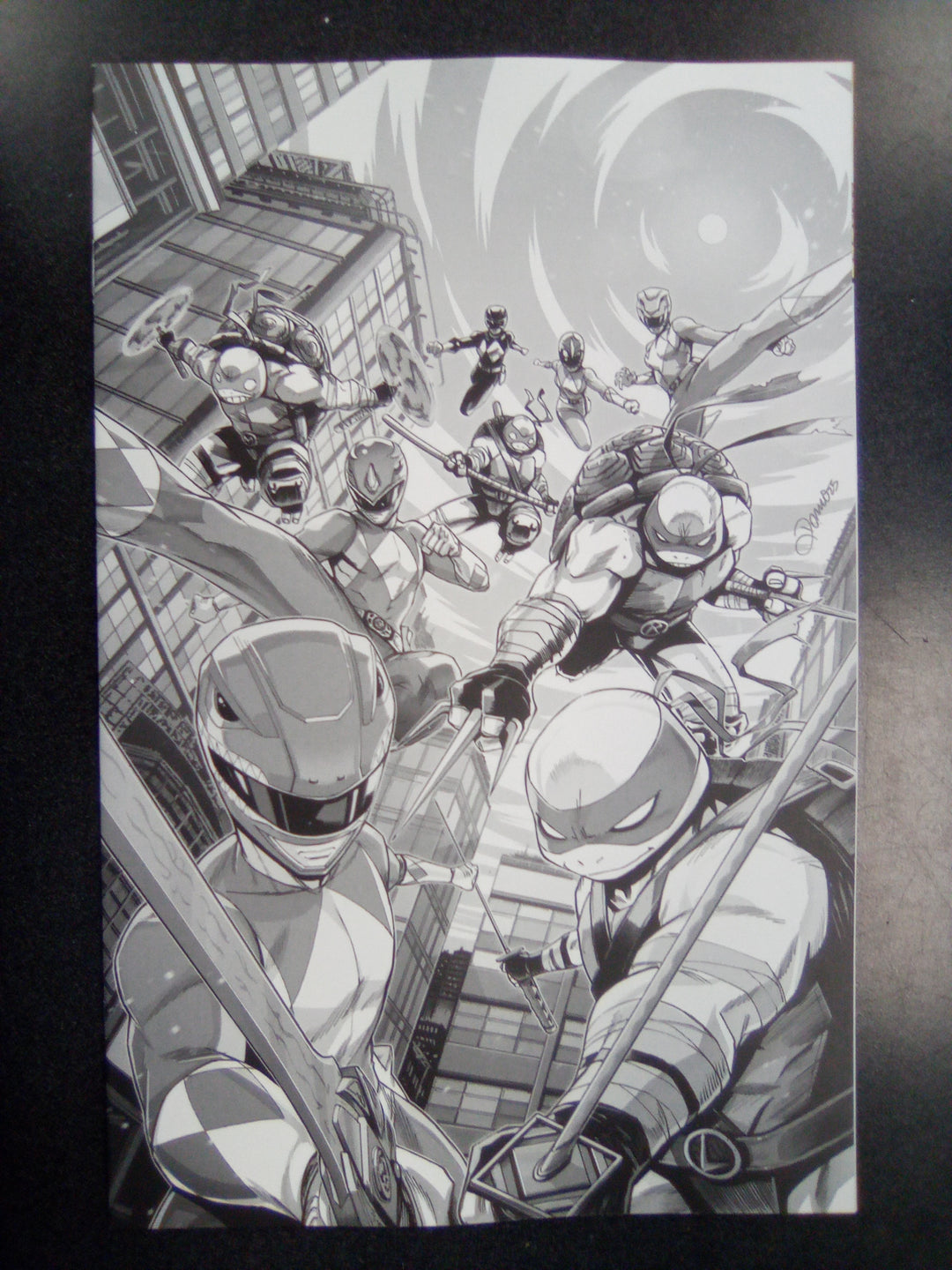 Mighty Morphin Power Rangers/ Teenage Mutant Ninja Turtles III #1 G 1:10 Variant Edition (Zonno)