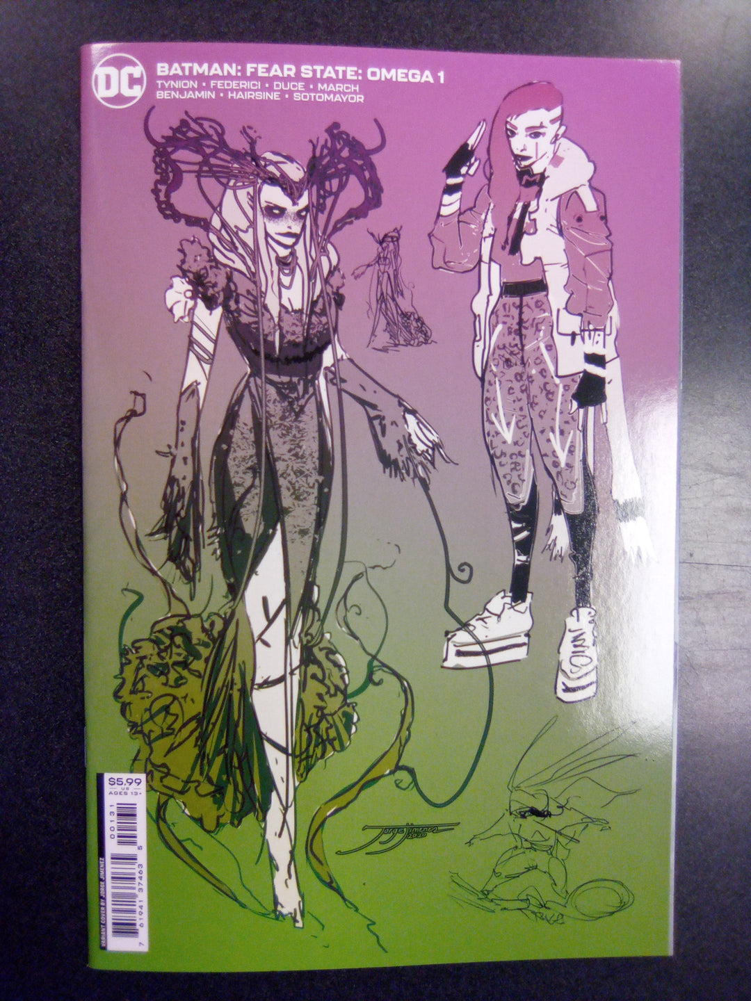 Batman Fear State Omega #1 (2022) 1:25 Jorge Jimenez Variant