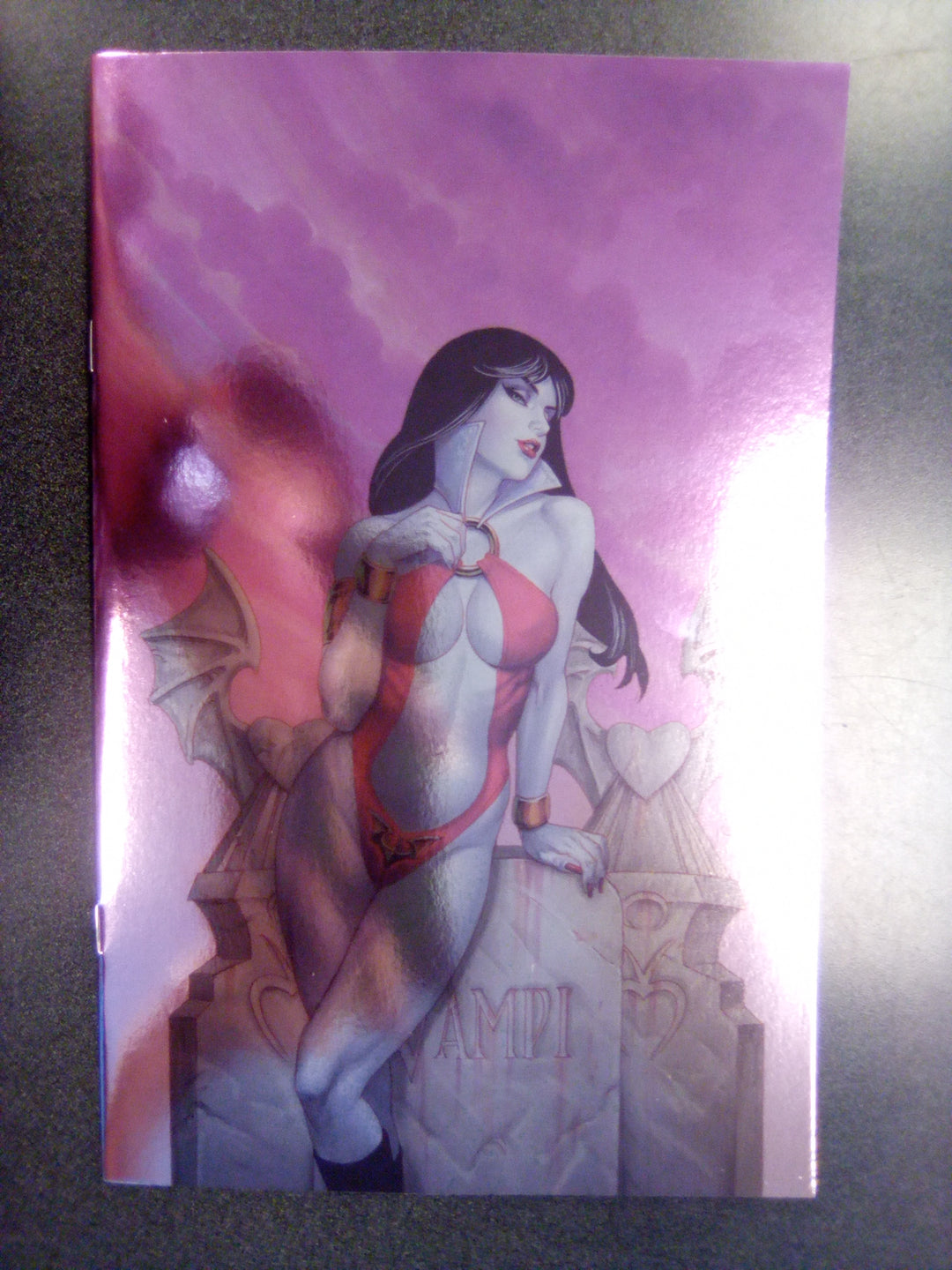 Vampirella Armageddon #2 Cover Q 1:10 Joseph Michael Linsner Foc Bonus Foil Full Art Variant