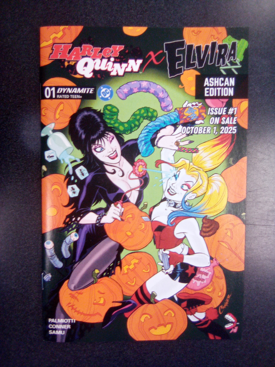 Harley Quinn x Elvira Ashcan Edition #1