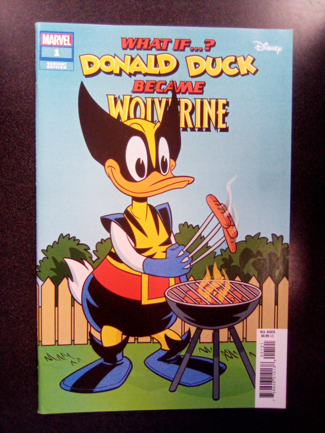 Marvel & Disney: What If...? Donald Duck Became Wolverine #1 Phil Noto Donald Du Ck Wolverine Variant