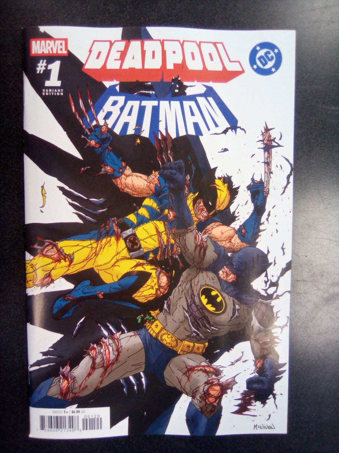 Marvel/DC: Deadpool/Batman #1 1:25 Steve Mcniven Variant