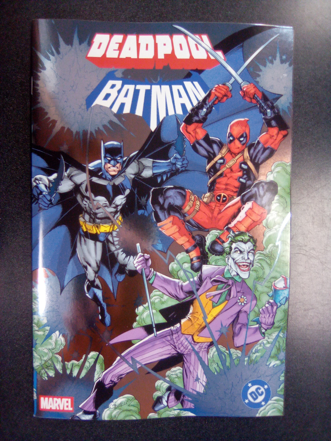 Marvel/DC: Deadpool/Batman #1 Mark Bagley Foil Variant