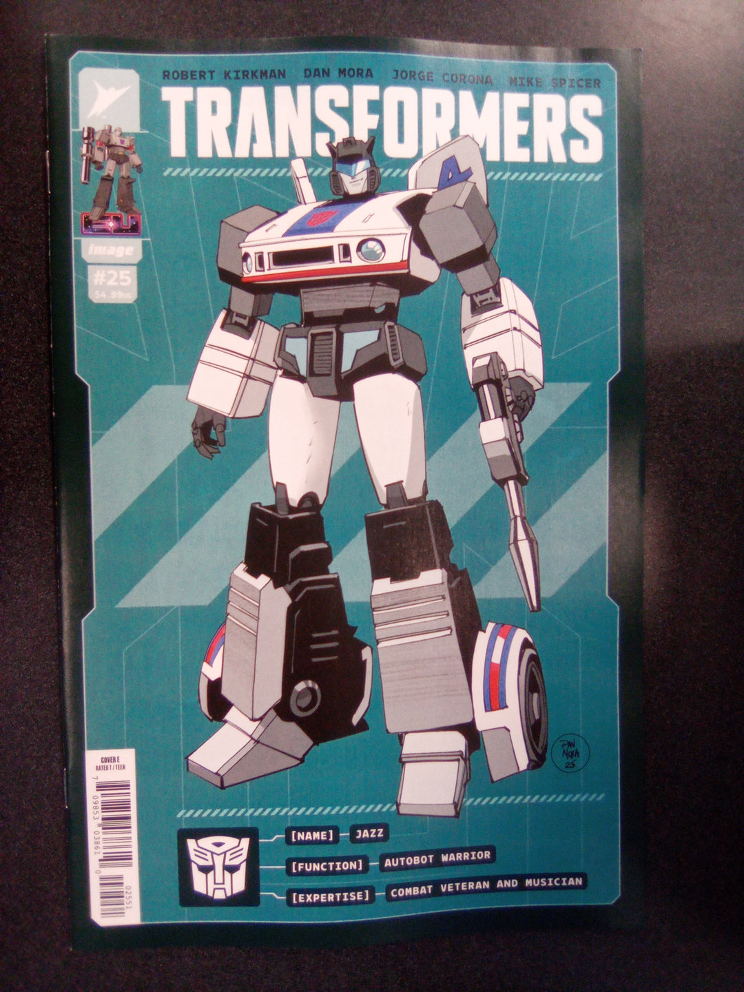 Transformers #25 Cover E 1:50 Dan Mora & Andres Juarez Variant