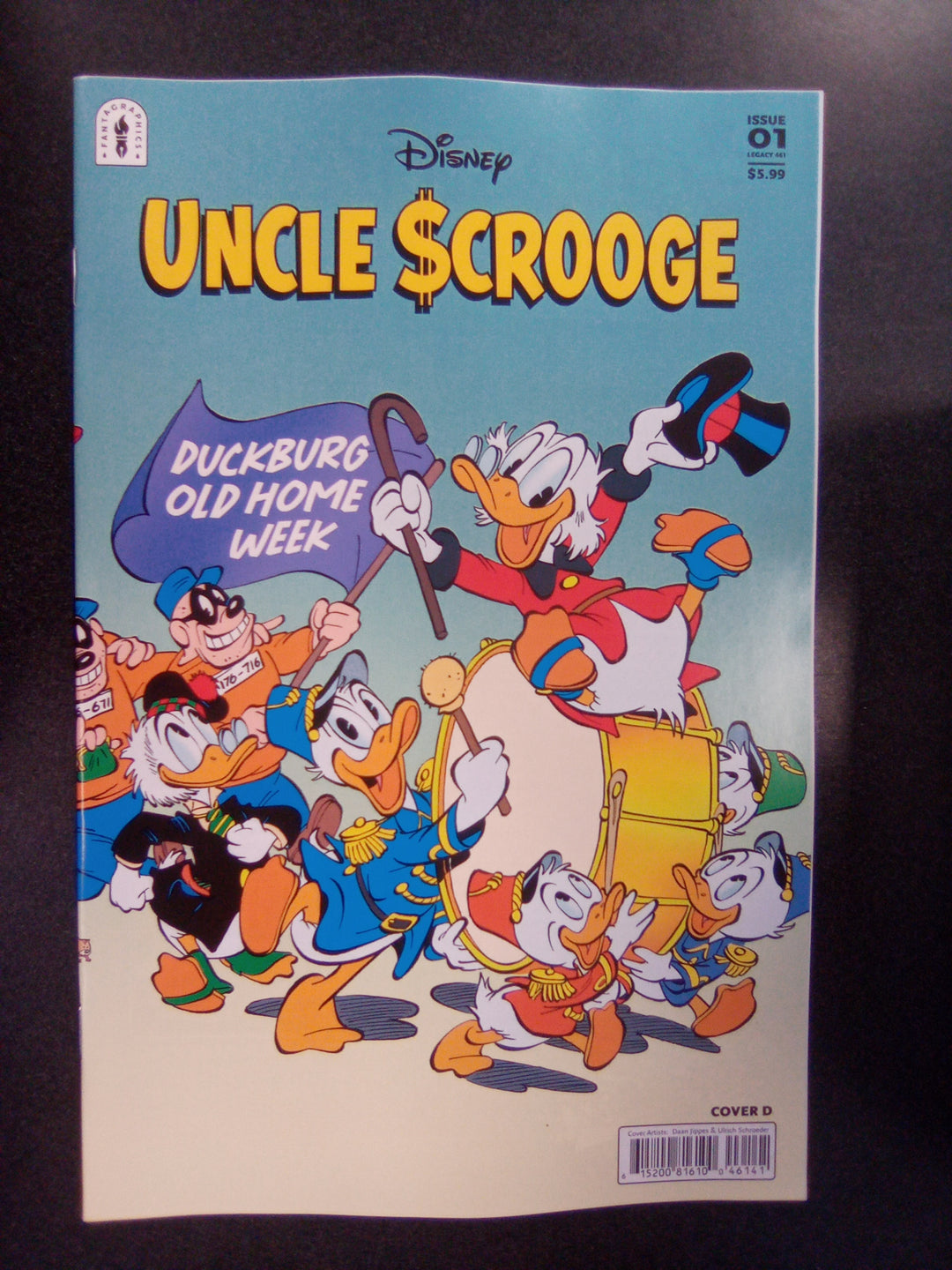 Uncle Scrooge Flintheart Glomgolds Sinister Secret #1 Cover D 1:10 Daan Jippes & Ulrich Schroeder Wraparound Variant