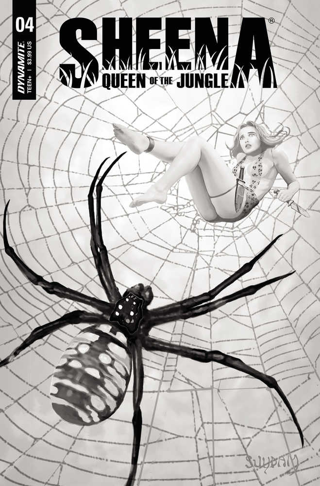Sheena Queen Jungle #4 Cover I 30 Copy Variant Edition Suydam Black & White
