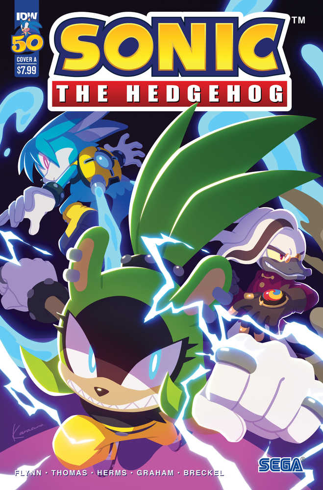 Sonic The Hedgehog #50 Cover A Sonic Team