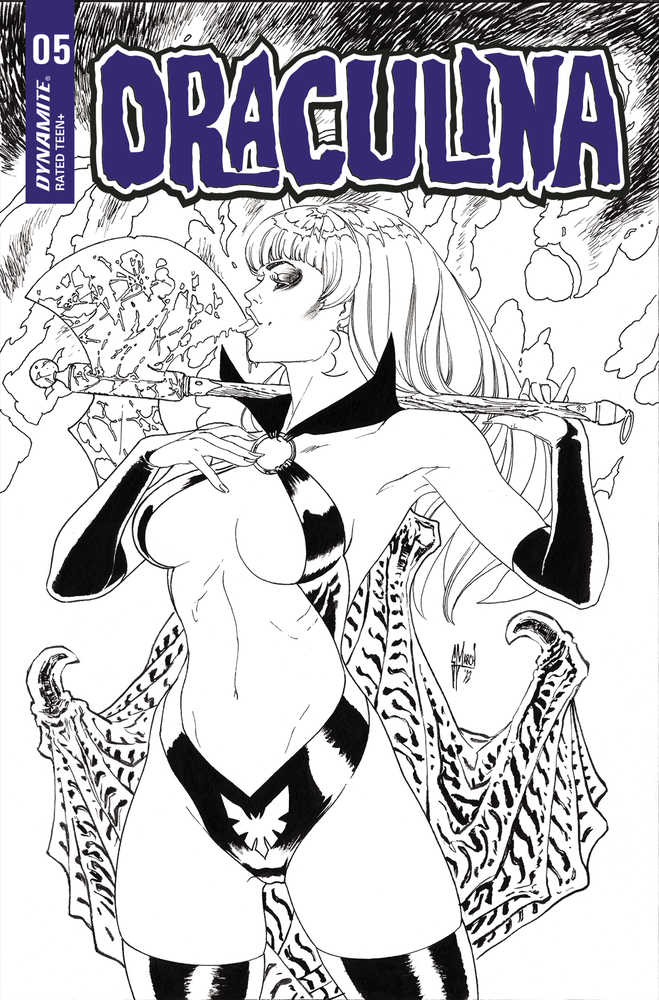 Draculina #5 Cover G 20 Copy Variant Edition March Black & White