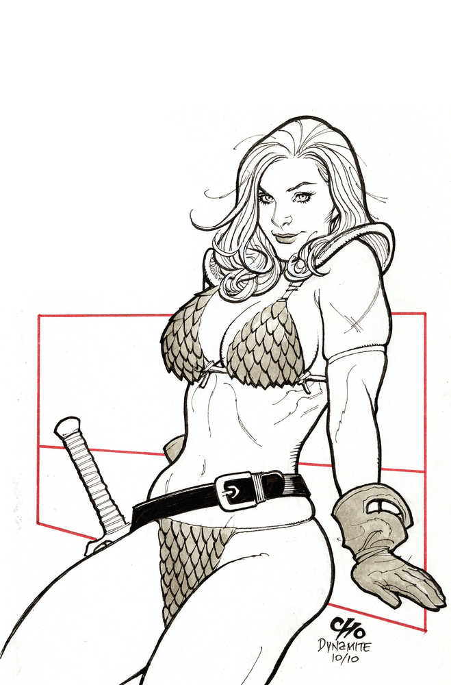 Invincible Red Sonja #9 Cover T 7 Copy Foc Variant Edition Cho Virgin