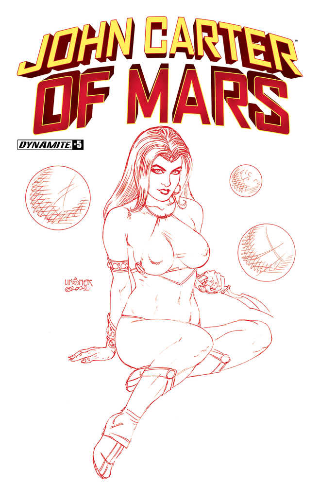 John Carter Of Mars #3 Cover P 15 Copy Foc Variant Edition Linsner Martia
