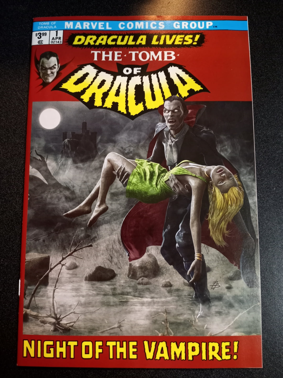 Tomb of Dracula #1 Facsimile Bjorn Barends Trade Dress Variant