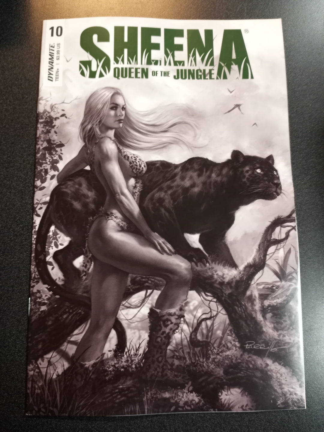 Sheena Queen Jungle #10 Cover H 25 Copy Variant Edition Parrillo Black & White