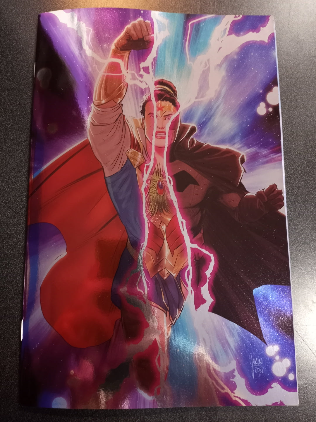 Dark Crisis Big Bang #1 (One Shot) Cover F 1 in 25 Mikel Janin Foil Card Stock Variant